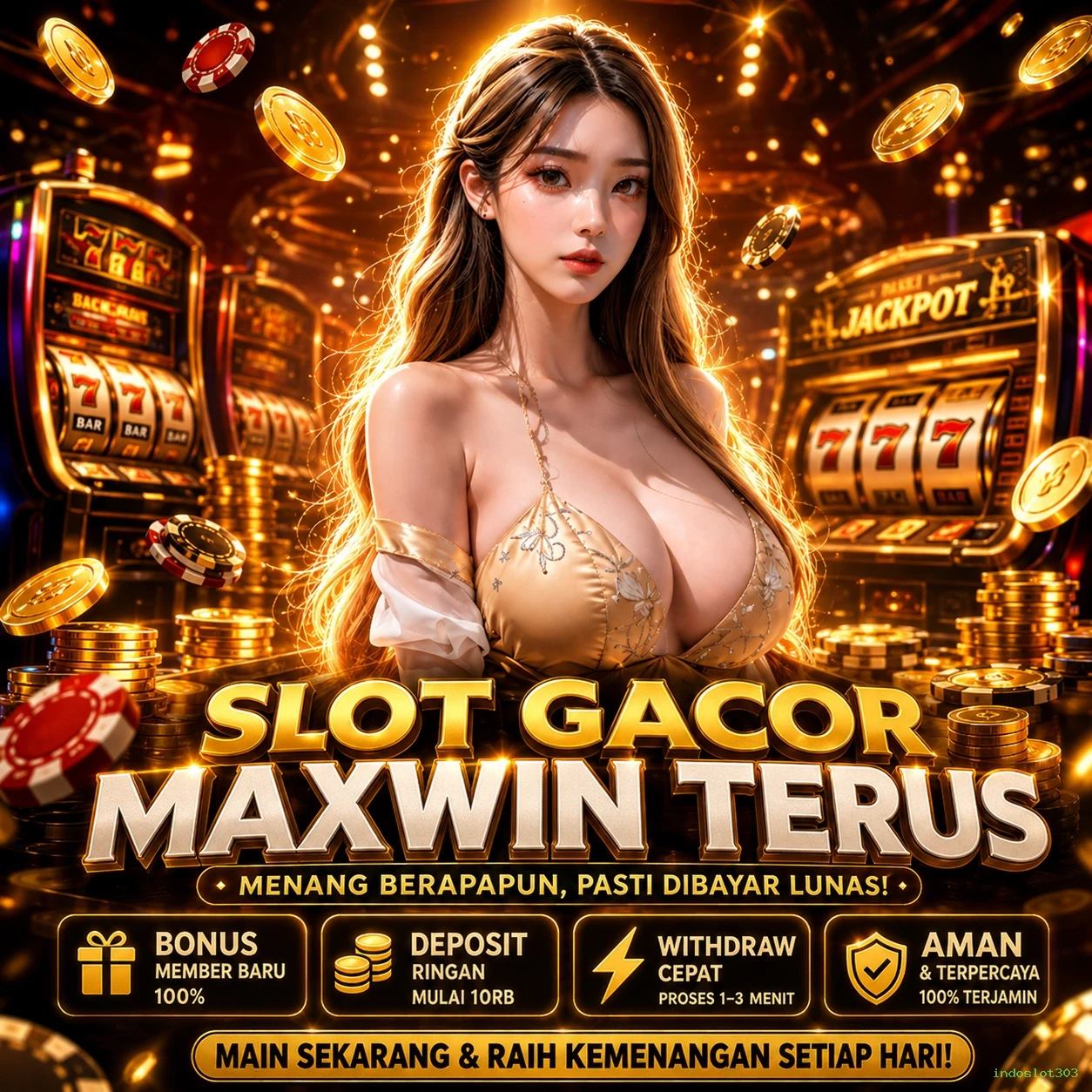 Ikon aplikasi indoslot303 resmi
